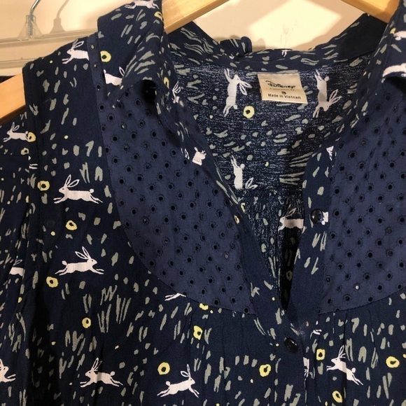 Disney x LC Lauren Conrad Set Alice in Wonderland Bunny Matching Shorts & Top S - Picture 3 of 9